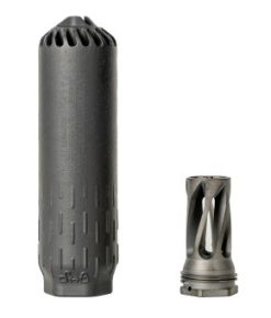HUXWRX FLOW 6K Suppressor, Black - With Flash Hider